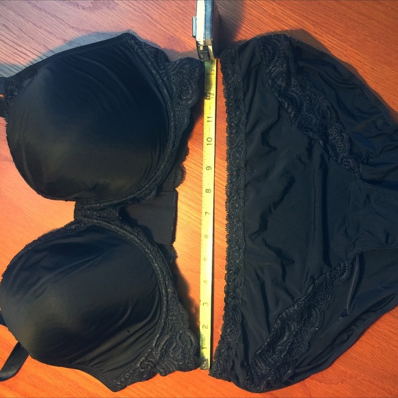 Adore Me, Black Lingerie Set, 40 DD, XL - Picture 1 of 7